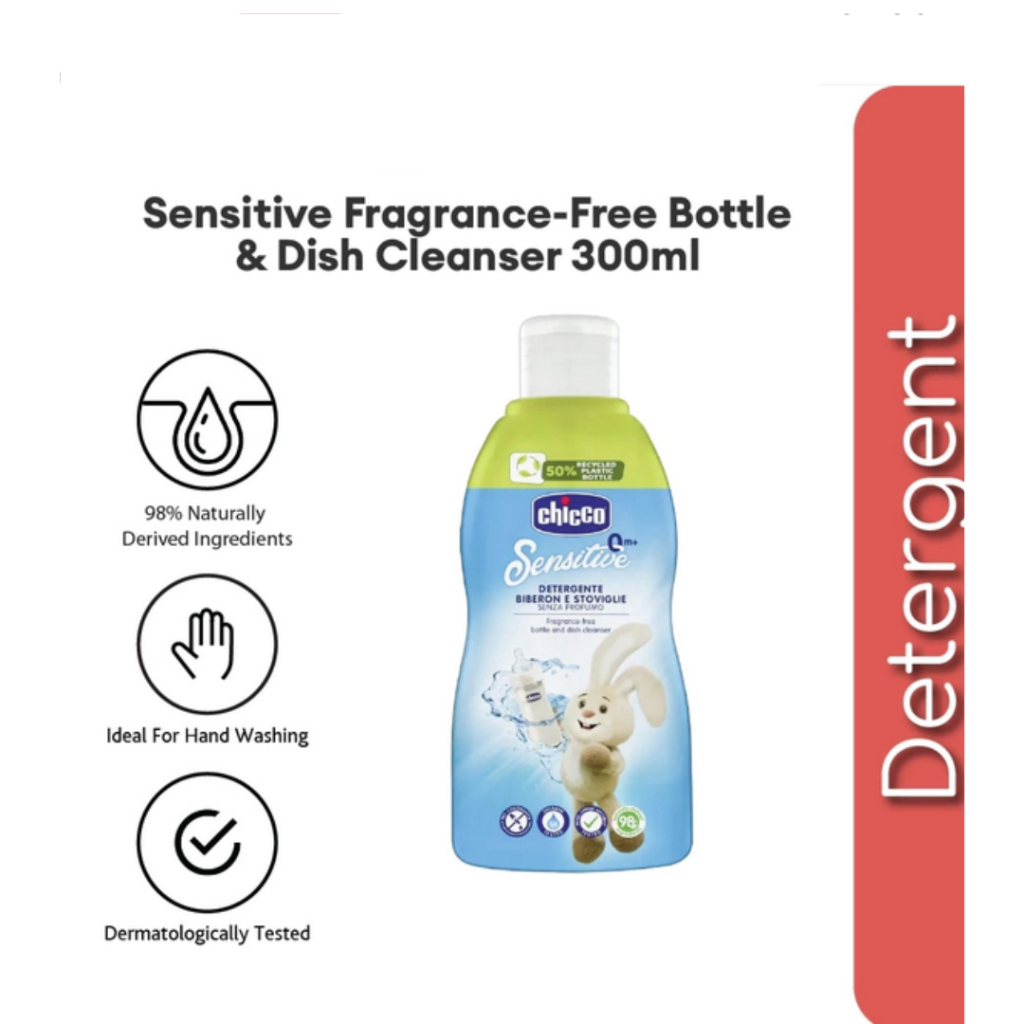 Chicco Bottle Cleanser/ Pembersih botol bayi / Sabun cuci botol bayi