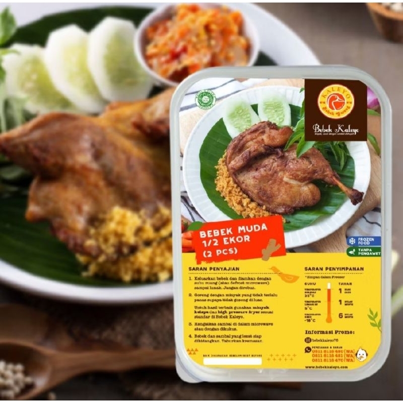 

Bebek Kaleyo Muda 1/2 Ekor (2pcs)