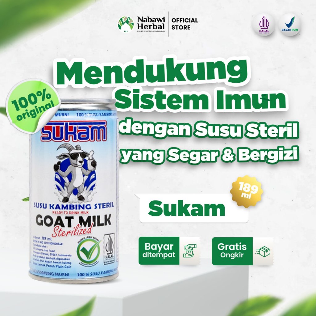 

SUKAM - Susu Kambing Steril 189ml
