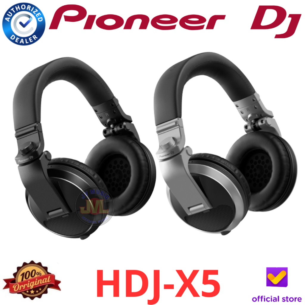 Pioneer DJ HDJ X5 Over-Ear DJ Headphone Original Pioneer DJ HDJ X-5