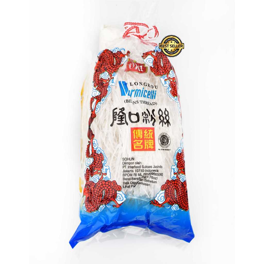 

Soun Naga Merah 50 gram Sohun Suun Longkou Vermicelli Bihun Kacang Hijau / Sohun Longkou / Bihun Jagung Halal 50GR