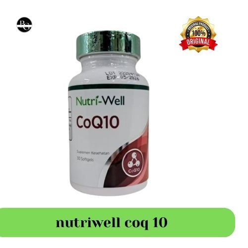 Nutriwell COQ10 C O Q 10 Suplemen vitamin untuk jantung