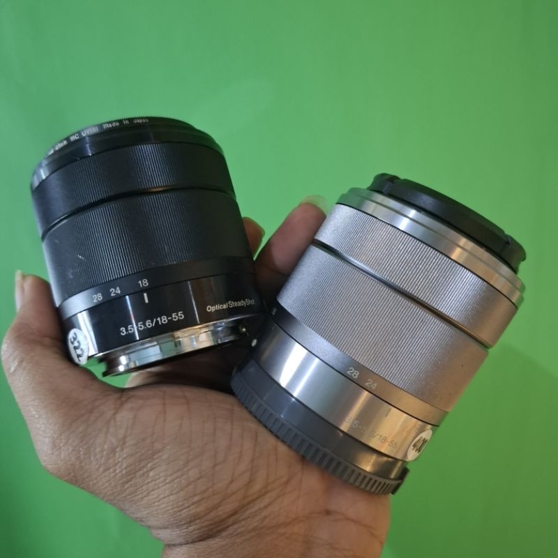 Lensa kit sony 18-55mm / lensa ori sony copotan