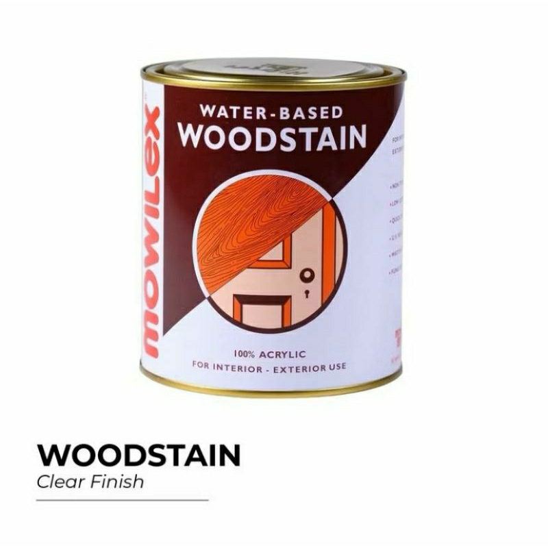 Mowilex Woodstain Clear Finish / Clear Finish Matt Premium 1 L