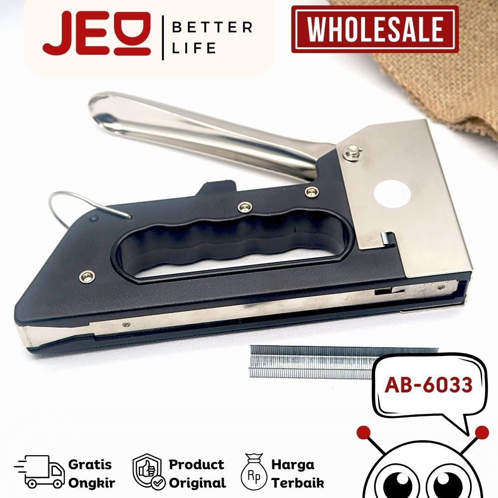 

GROSIR!!! (1 DUS isi 48 PCS) Staples Tembak Gun Tacker BOSSCO plastik + Isi atau Refil 13/8 Stapler Staples | Stepler Tembak BOSSCO | Stepler Gun BOSSCO | Stapler Tembak JEDI | Stapler Gun JEDI