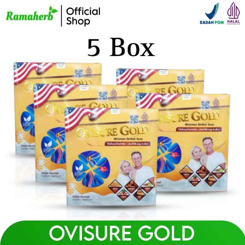 

Ovisure Gold Milk Original 5 Box Susu Tulang & Sendi