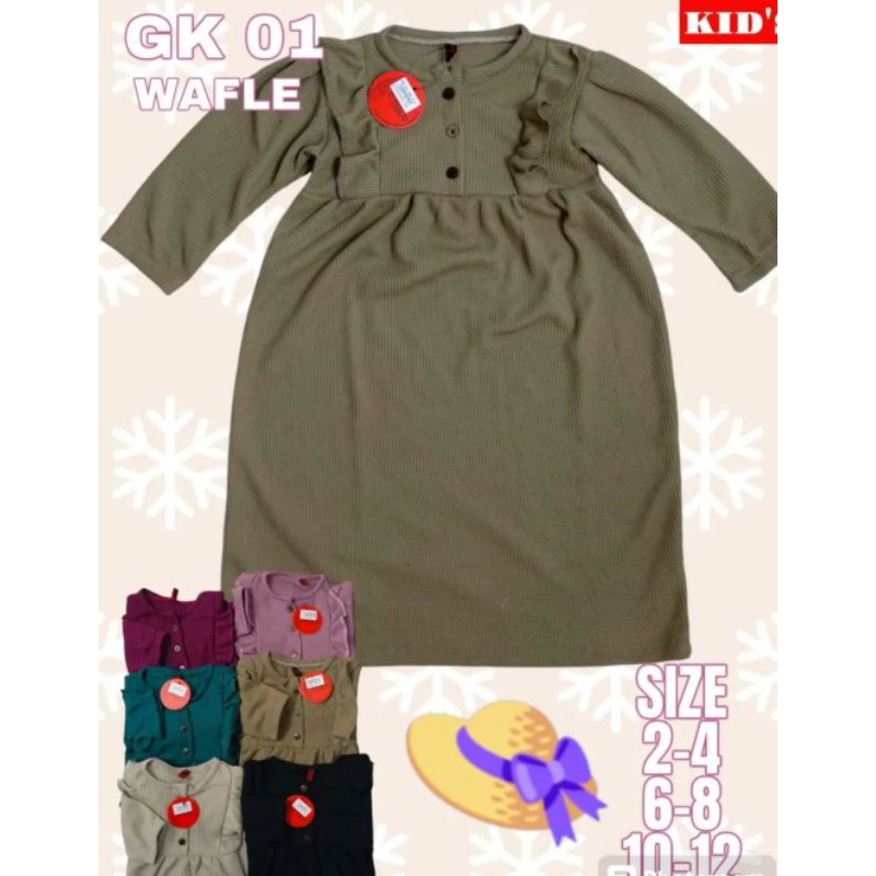 GAMIS ANAK PEREMPUAN MURAH / GAMIS ANAK CEWE MURAH / BAJU BOBA ANAK CEWE / BAJU GAMBAR BOBA / BAJU B