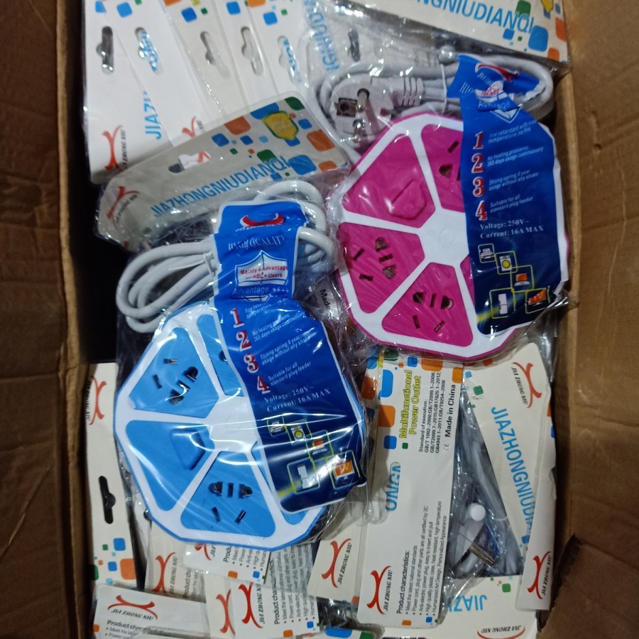 Stop Kontak USB Hexagon Socket Colokan Listrik Smart Power - 2USB