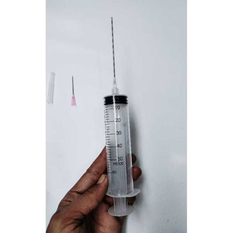 (PROMO) suntikan Refill parfum tinta besar 50 60ml dan jarum panjang murah