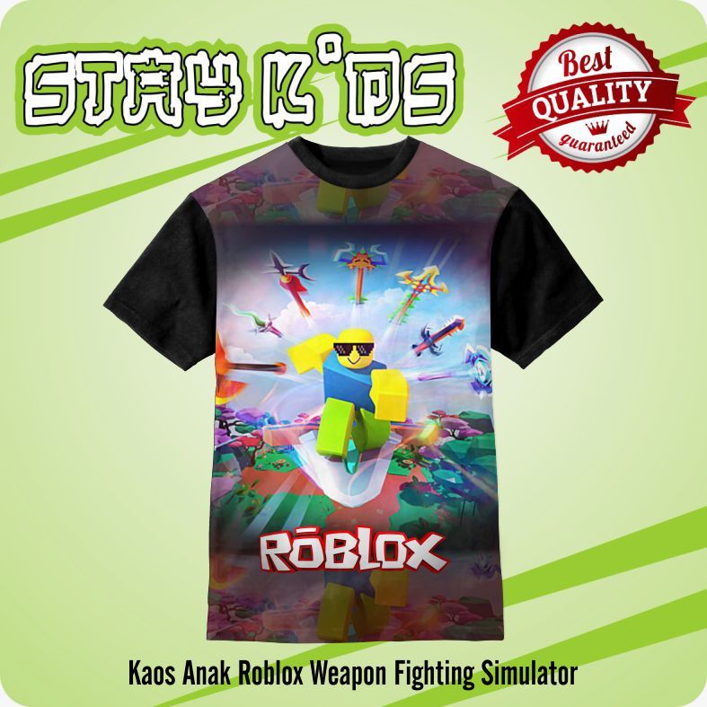Kaos Anak Roblox Weapon Fighting Simulator