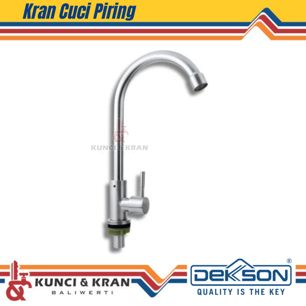 Kran Sink Dekkson Ktd 8001 SUS304 Sss Kran Cuci Piring Keran Kitchen Sink Meja