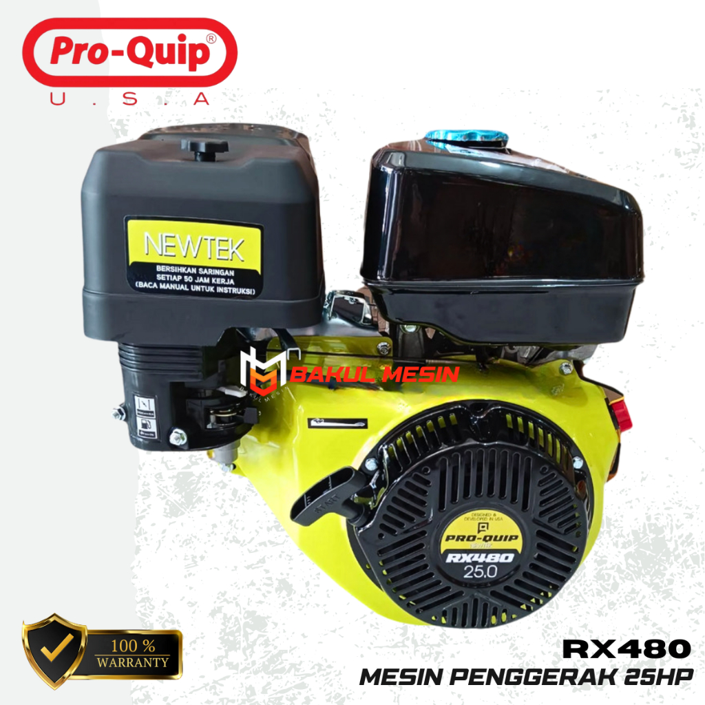PROQUIP RX480 Mesin Penggerak Bensin 25HP Gasoline Engine RX 480