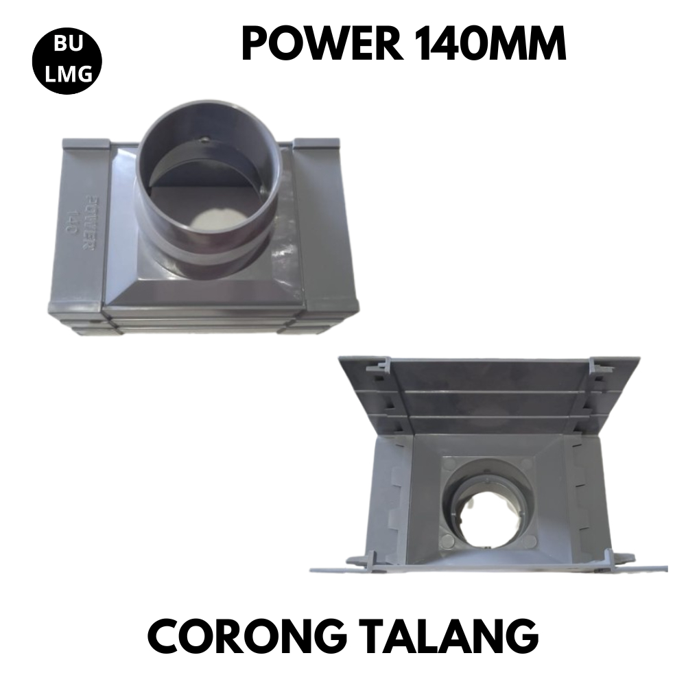 Corong Talang PVC Power 140mm | Gutter Outlet 140mm Power