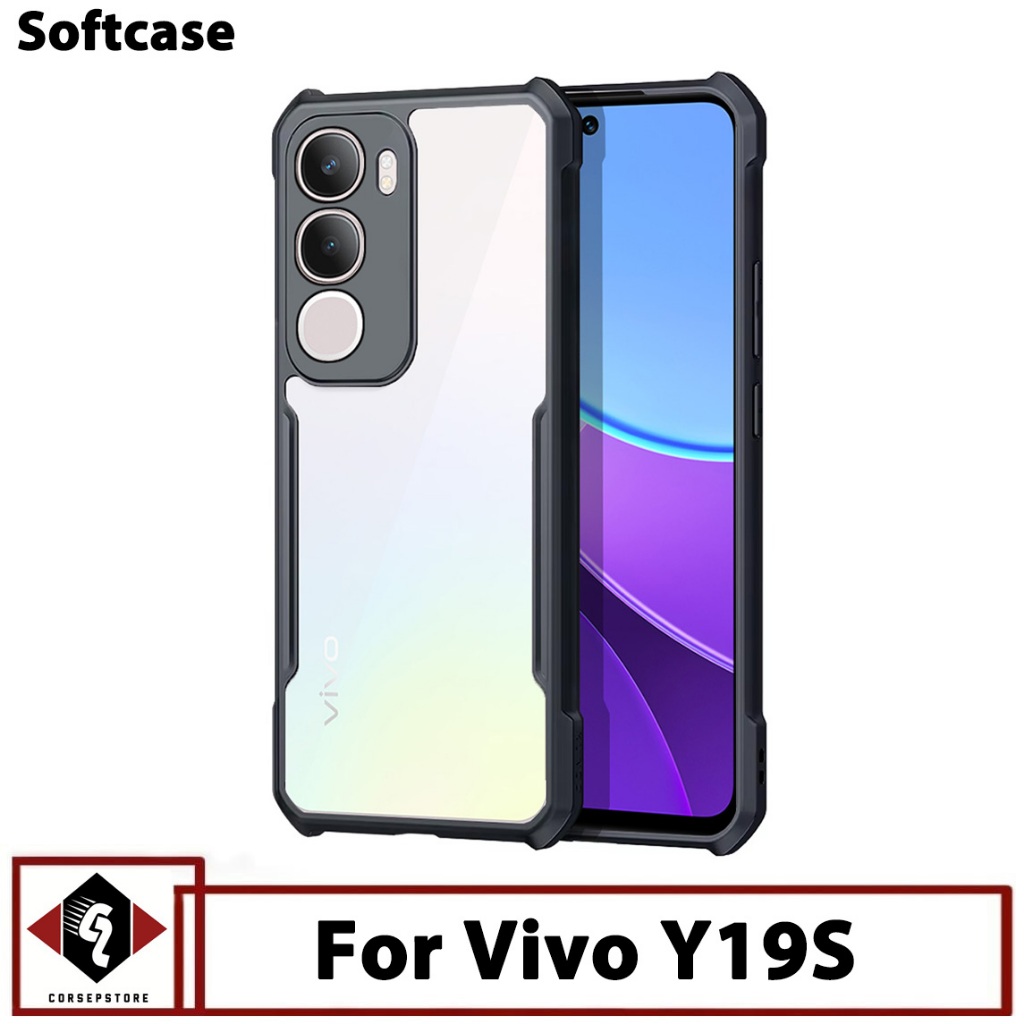 Case Transparan Vivo Y19S Pro / Y19S Softcase Silikon Slim Armor Protect Camera