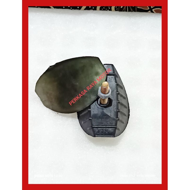 (KLX 150 CRF 150 ALL MOTOR TRAIL)-STOPPER BAN KARET LINGKAR 18 21 KARET DAN BAUT
