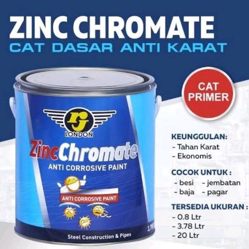 zinc chromate rj london cat dasar anti karat 800 ml