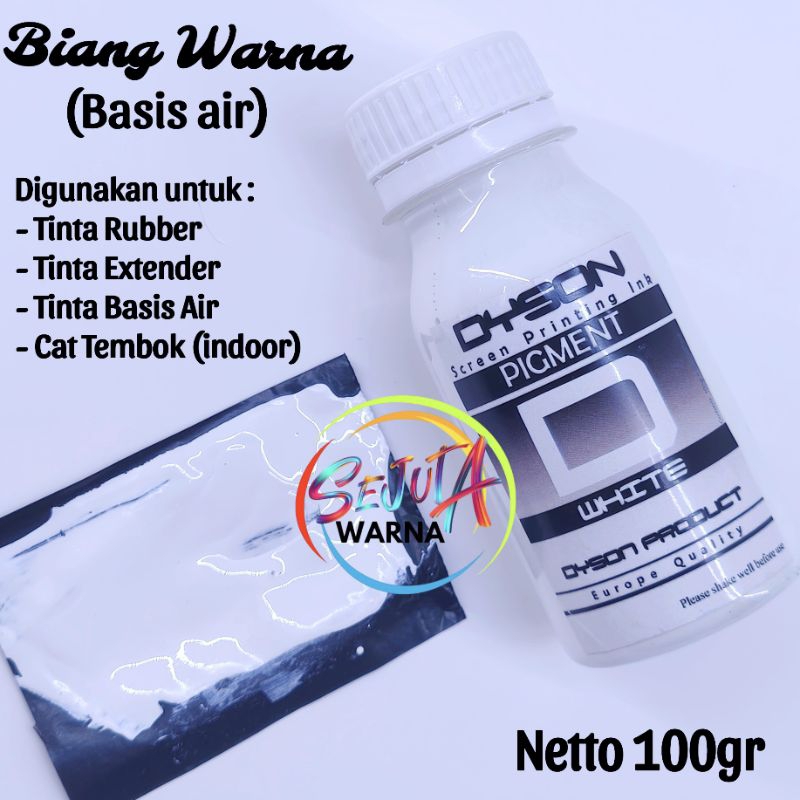 

BIANG WARNA PIGMEN BASIS AIR WHITE PUTIH DYSON 100GR