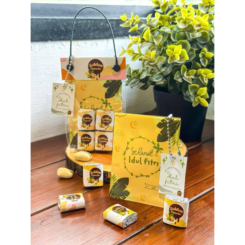 

Hampers Lebaran Pistachio Kunafa Chocolate - Kunafa Coklat Pistachio