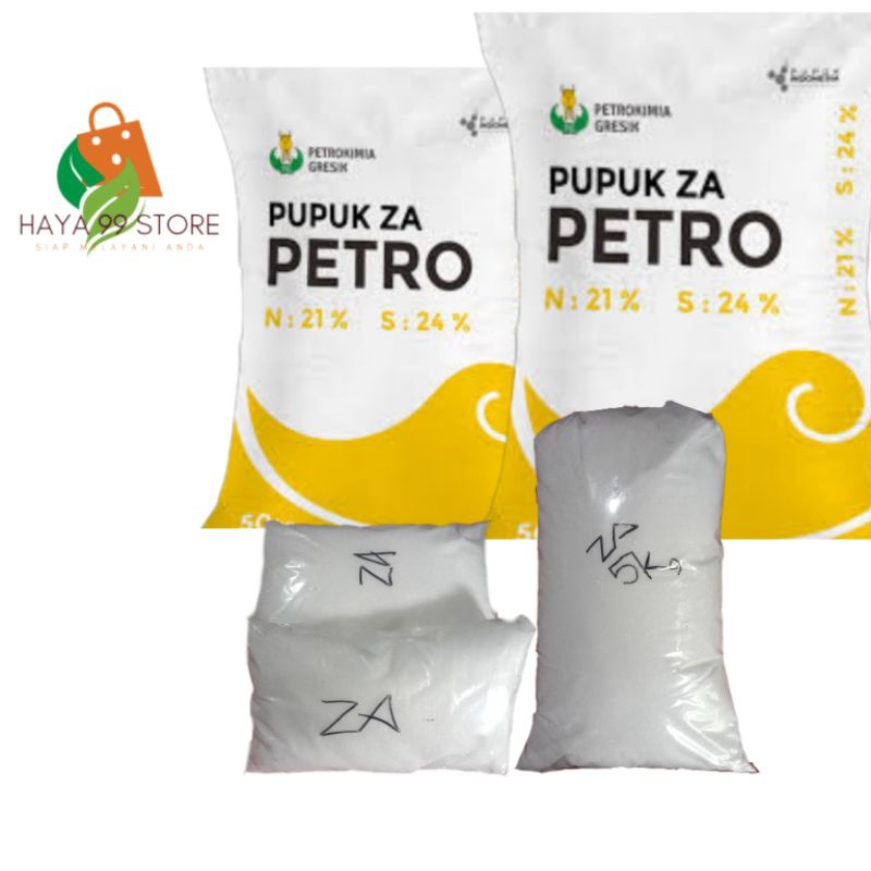 Pupuk Za Petrokimia Gresik/ Repack kemasan 5 kg/Repack kemasan 1 kg
