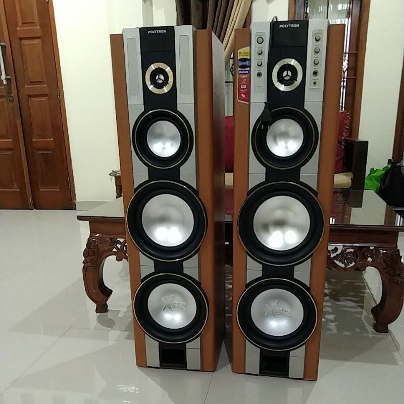 Speaker Aktif 9 inchi Polytron XBR PAS 79 Original, Suara Bersih, Jelas Detail Menggelegar khas tekn