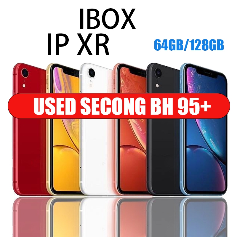 IBOX iP XR 128GB/64GB Second BH 95+ Mulus Normal Fullset No Recond No Refurbish