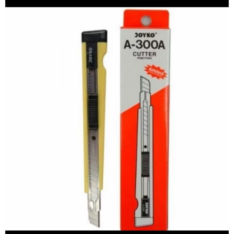 

Silet Cutter Mini Joyko A-300-A-Auto Lock Kunci Original 100%