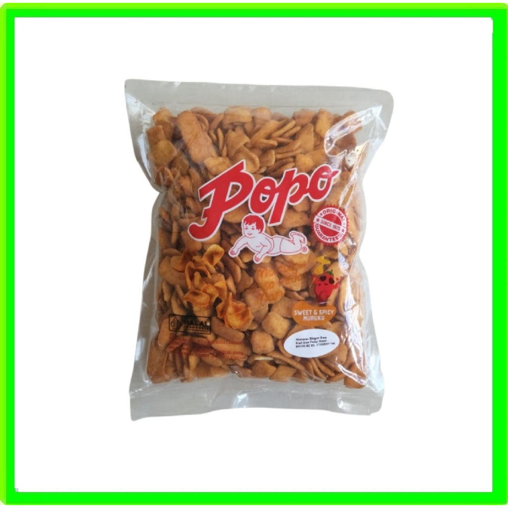 

Popo Snack Muruku Sweet & Spicy Snek Camilan ikan Pedas Manis 400 gr