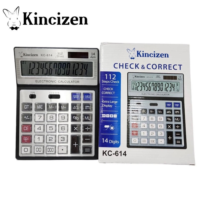 

Kalkulator Kincizen KC 614 14 digit Tombol Besar