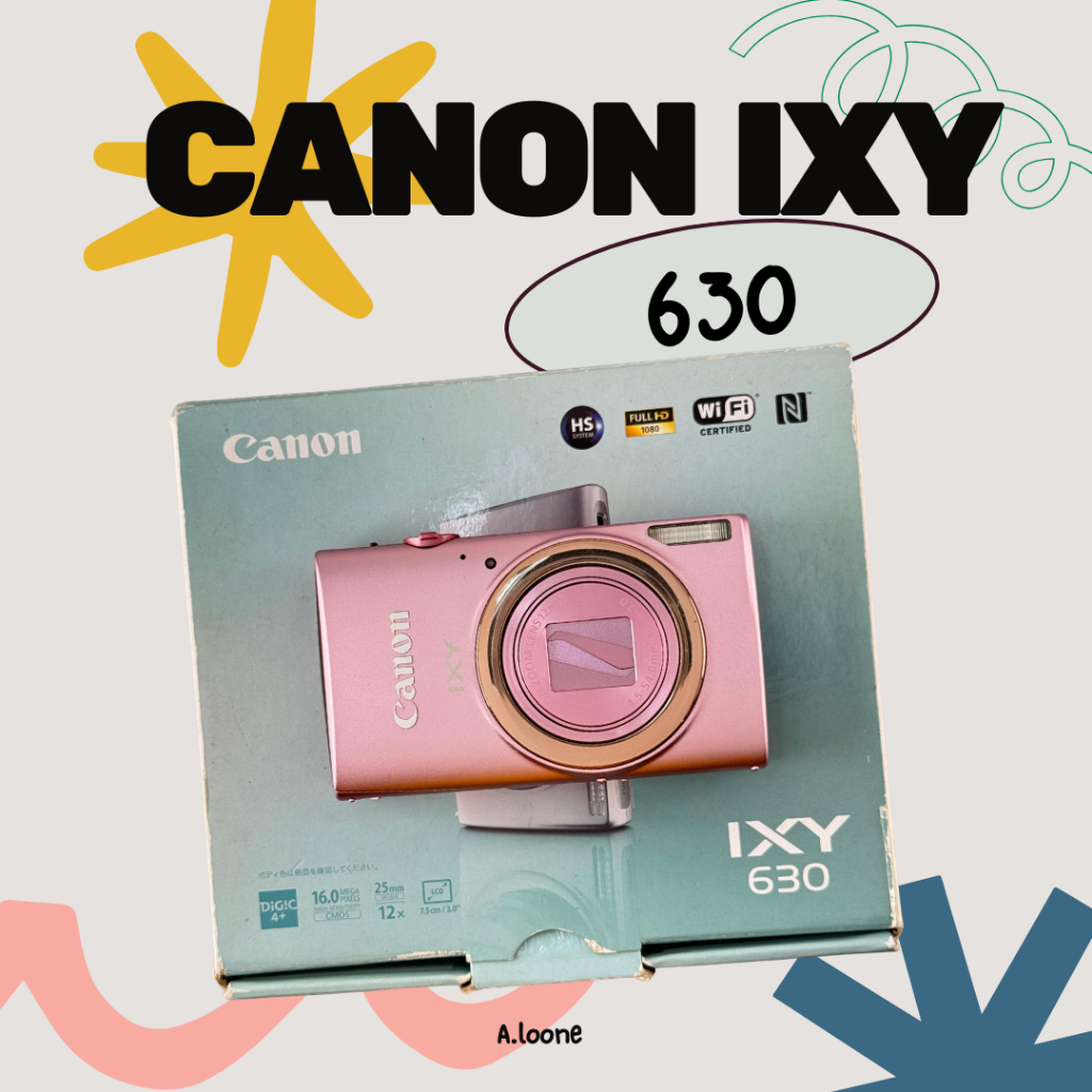 CANON IXY 630 DIGICAM ROSE GOLD PINK LIKE NEW  DIGICAM KAMERA POCKET