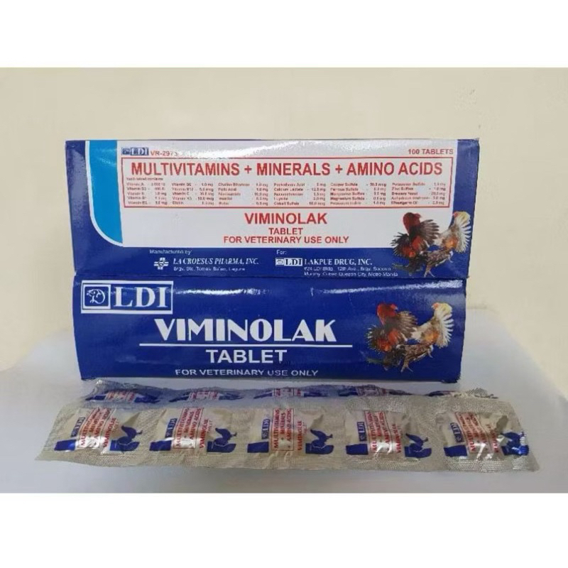 viminolak tablet / sahset untuk ayam