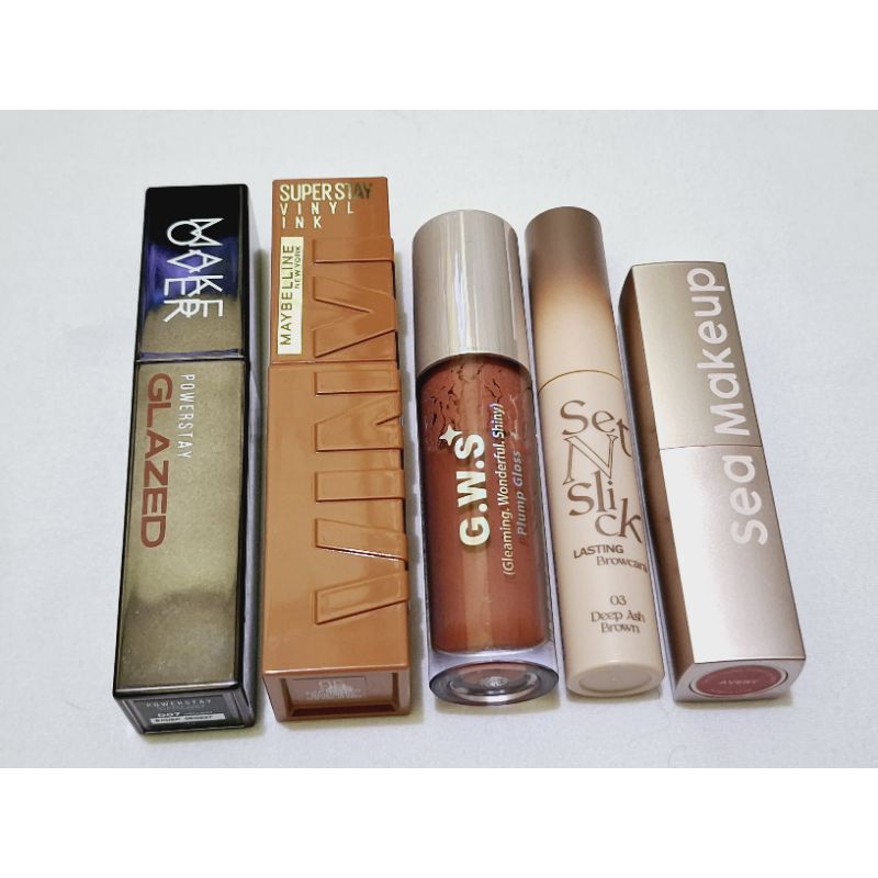 PRELOVED MOP G.W.S (Gleaming, Wonderful, Shiny) Plump Gloss MOTHER OF PEARL gws NUDIEVERSAL Sea Make