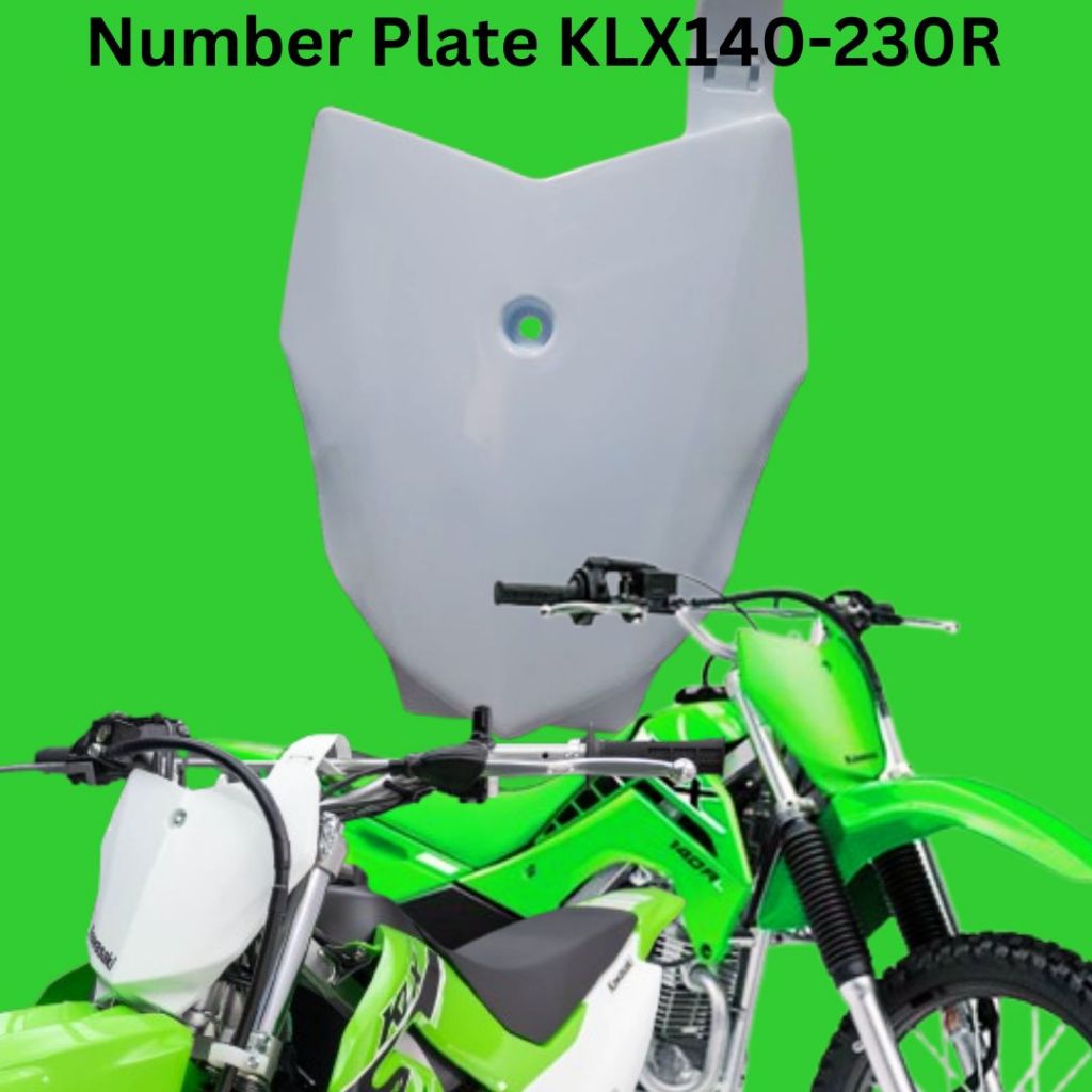 Cover Papan Nomor Klx 140, Plat Nomer Number Plate Klx 230R