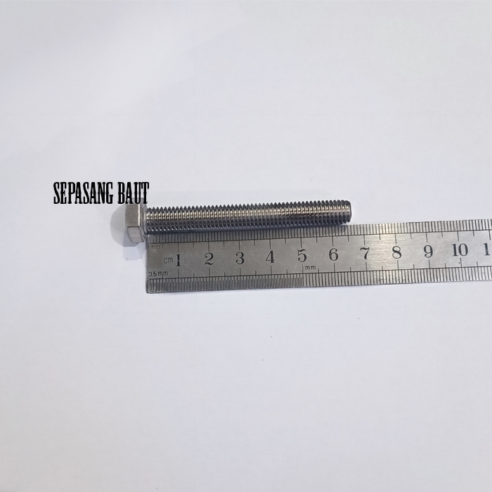 M8 x 65 Baut Hexagon Stainless 304 M8x65