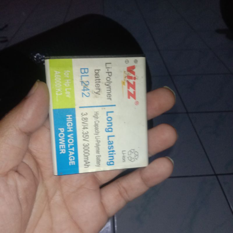 baterai lenovo a6000  bl242