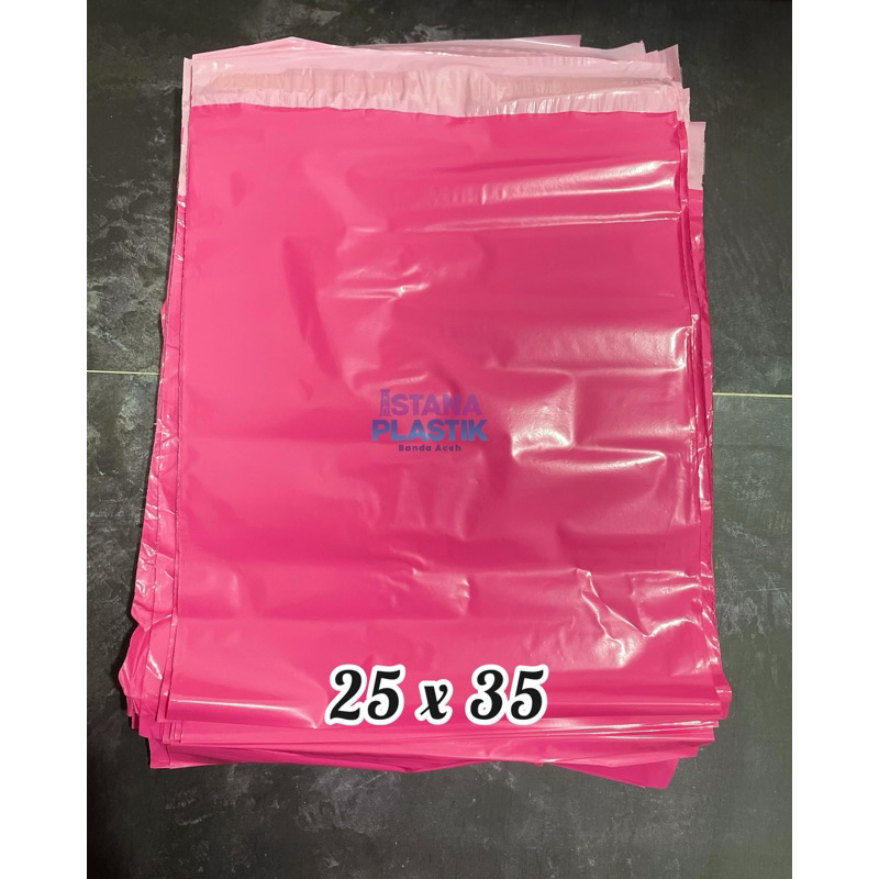 

Polymailer 25 x 35 PINK ( isi 100)