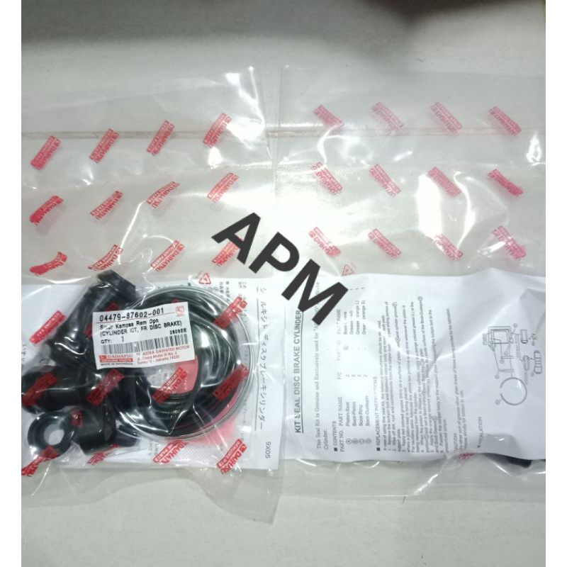 CALIPER KIT SEAL CAKRAM REM DEPAN ORIGINAL. F70/ TAFT/ FEROZA
