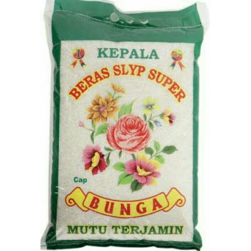 

Beras Bunga Kepala SLYP Super Premium Pulen Legit 5kg/10kg/20kg