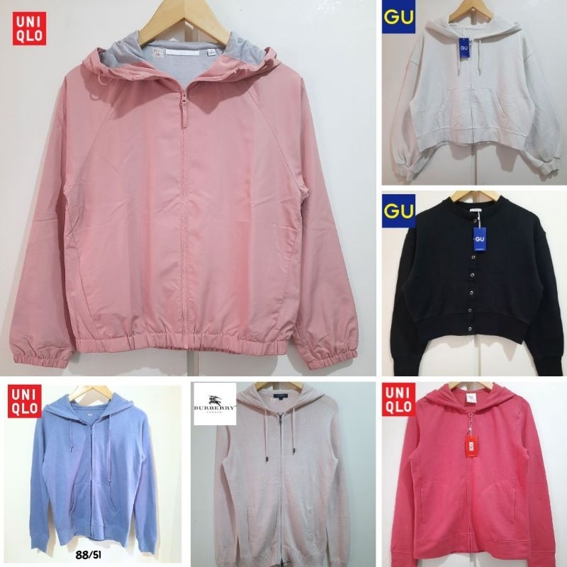 Jaket branded jaket rajut uni