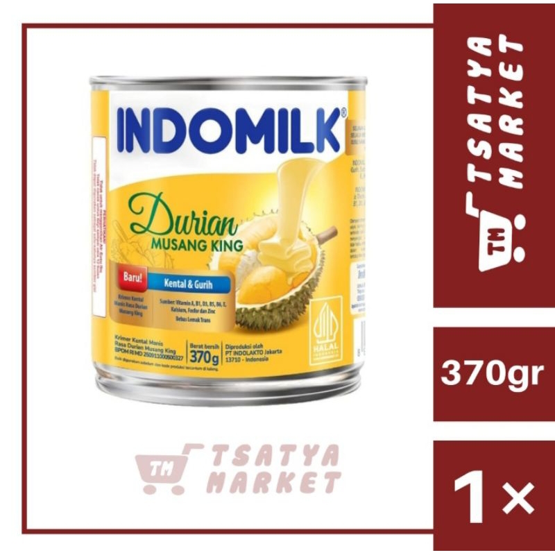 

[PROMO RAMADHAN] INDOMILK KENTAL MANIS DURIAN MUSANG KING KALENG 370GR