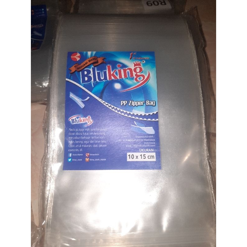 plastik PP Klip ziplock snack klip bluking 10 x 15
