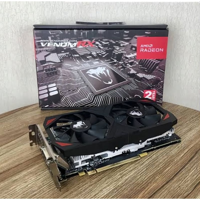 VGA VenomRX AMD Radeon RX 580 GDDR5 8GB DVI + DP + HDMI