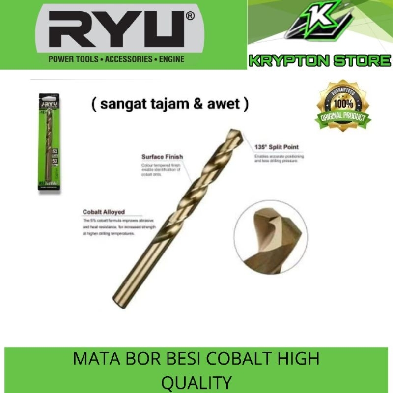 Ryu by tekiro mata bor besi cobalt high quality