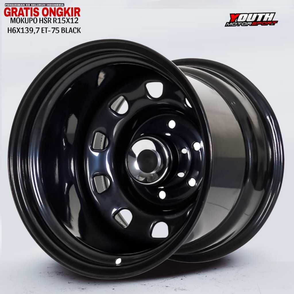 VELG R15 HSR MOKOPU LEBAR 12 PNP HARDTOP,FORD RANGER,FORD EVEREST DLL