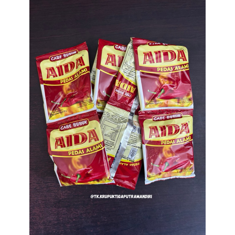 

cabe bubuk aida 25g renteng isi 10pack