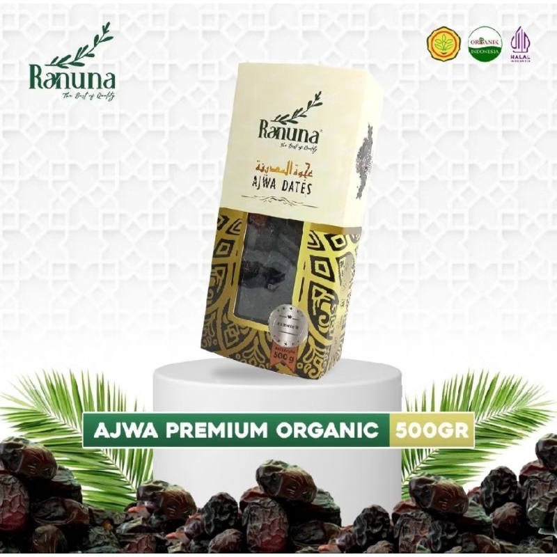 

RB kurma ajwa RANUNA permium 500 Grm .