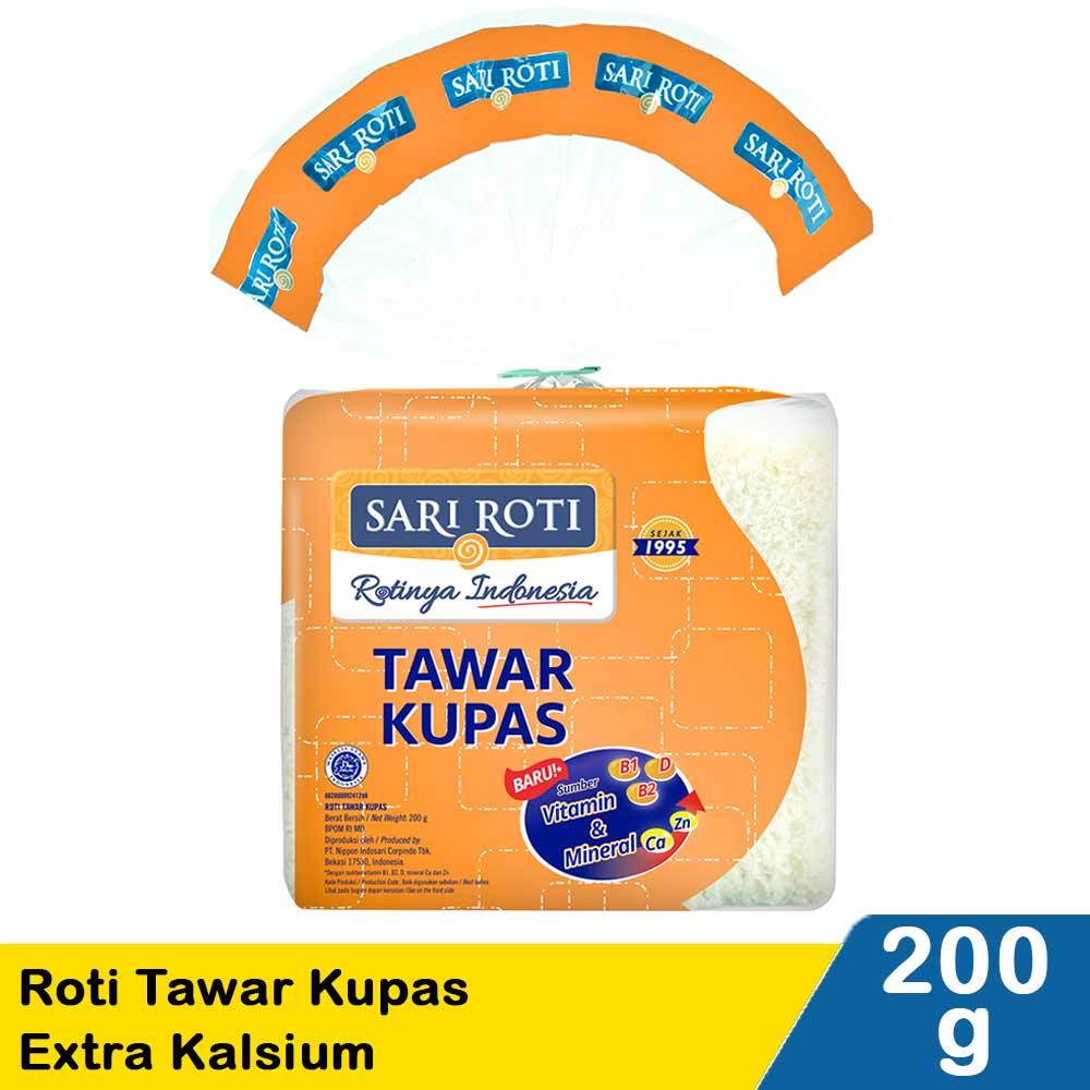 

Sari Roti Roti Tawar Kupas Extra Kalsium 200g – Lebih Bergizi & Praktis!