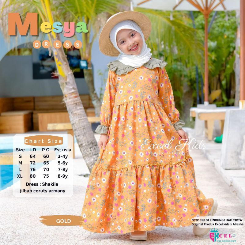 MARYAM SYAR'I / MARYAM SYARI / FLOW SYAR'I / FLOW SYARI / ONE SET KIDS BY ALIFA KIDS / SETELAN BAJU 
