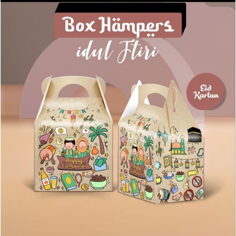 KOTAK HAMPERS ANAK SNACK BOX LEBARAN IDUL FITRI ULANG TAHUN