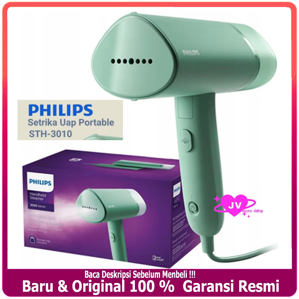 PHILIPS STH 3010 Handheld Steamer Philips / Setrika Uap Philips STH 3010/70 - Setrika Lipat - Setrik