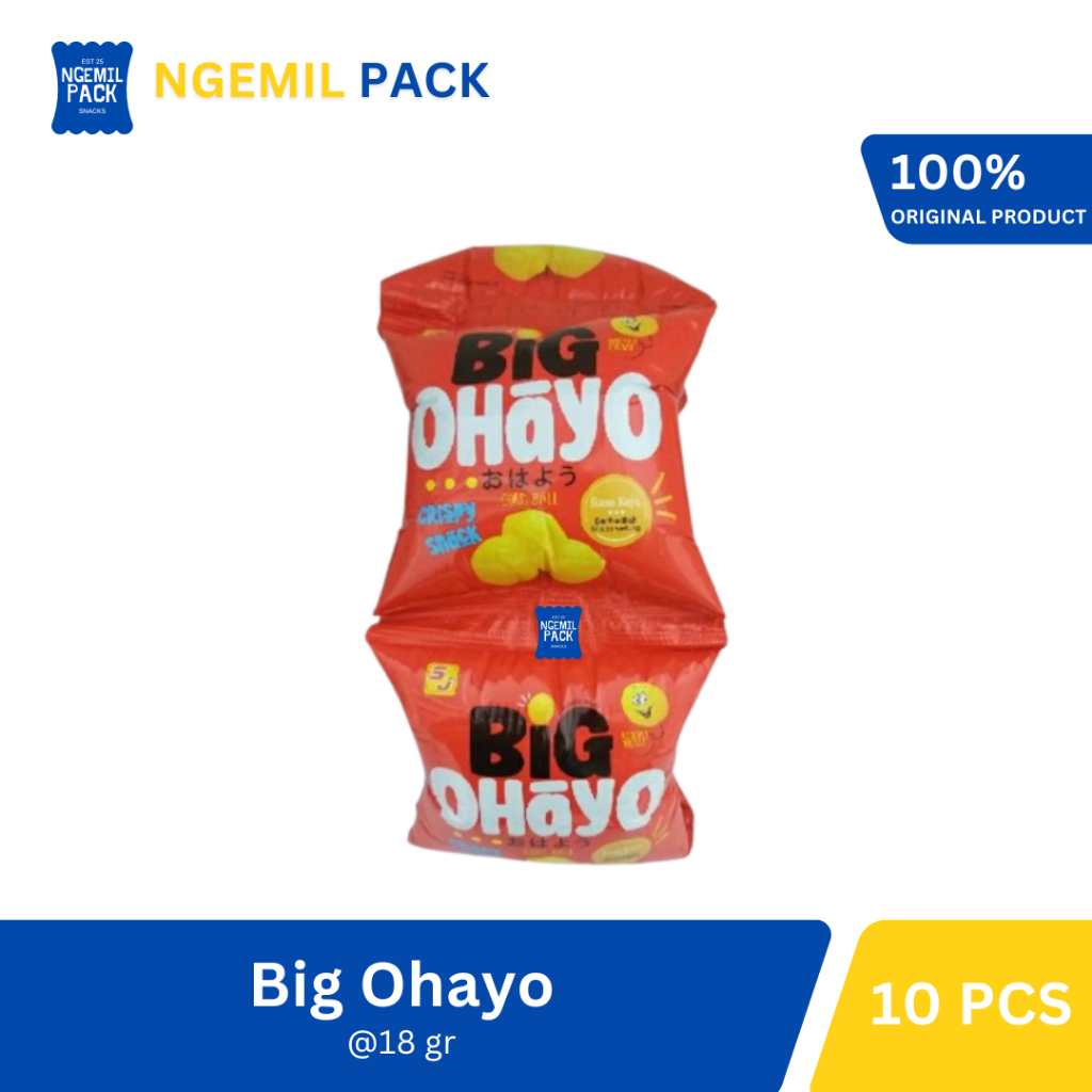 

Chiki Big Ohayo Berhadiah Isi 10pcs @18Gr
